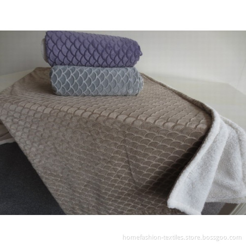 Hf0809 Brushed Micro Plush Throw